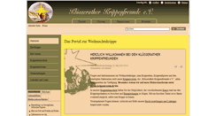 Desktop Screenshot of krippenverein.de