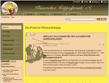 Tablet Screenshot of krippenverein.de